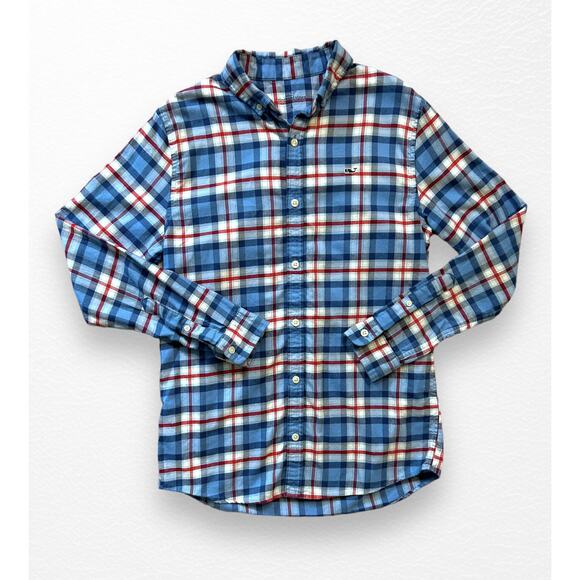 Vineyard Vines Other - Vineyard Vines Boys' Flannel Whale Shirt, Size 16